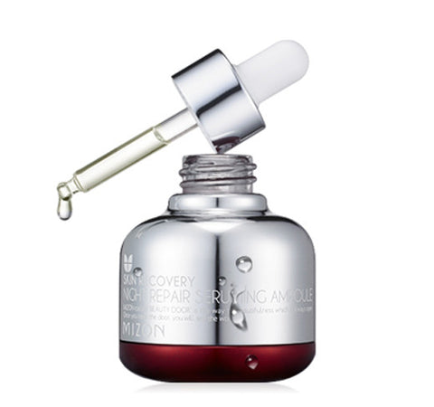 [Mizon] Night Repair Seruming Ampoule 30ml - Cosmetic Love