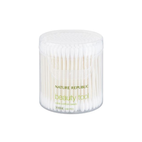 [Nature Republic] Beauty Tool Case Cotton Swabs 200PCS
