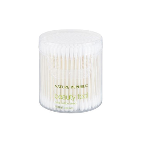 [Nature Republic] Beauty Tool Case Cotton Swabs 200PCS