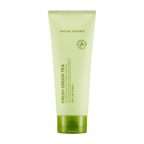 [Nature Republic] Fresh Green Tea Foam Cleanser 150ml - Cosmetic Love