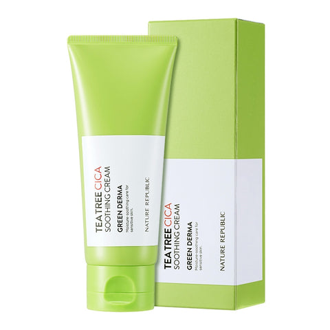 [Nature Republic] Green Derma Tearee Cica Soothing Cream 100ml