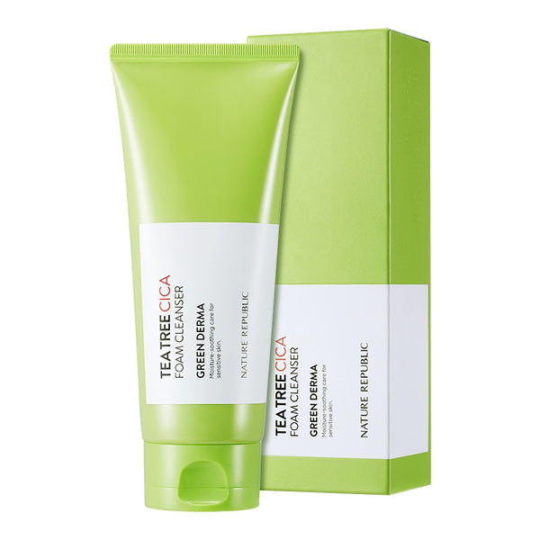[Nature Republic] Green Derma Teatree Cica Foam Cleanser 150ml