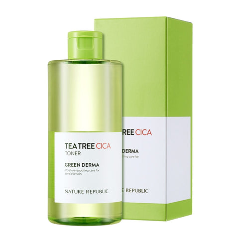[Nature Republic] Green Derma Teatree Cica Toner 300ml