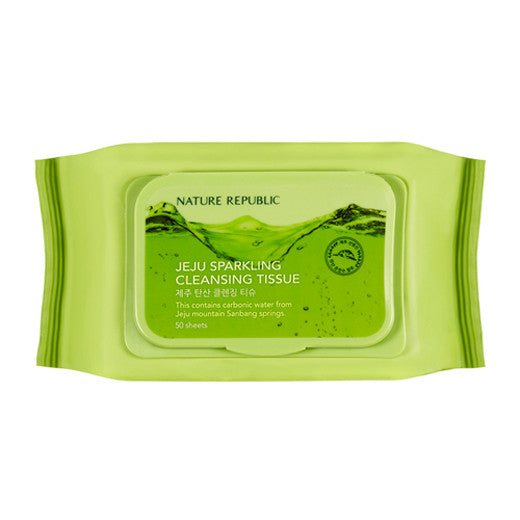 [Nature Republic] Jeju Sparkling Cleansing Tissue - Cosmetic Love