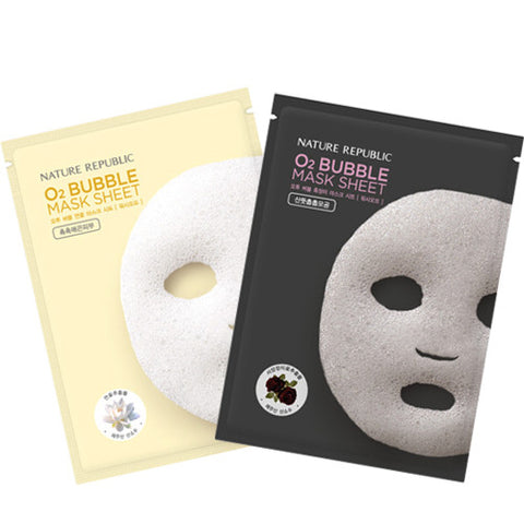 [Nature Republic] O2 Bubble Mask 1Sheet - Cosmetic Love