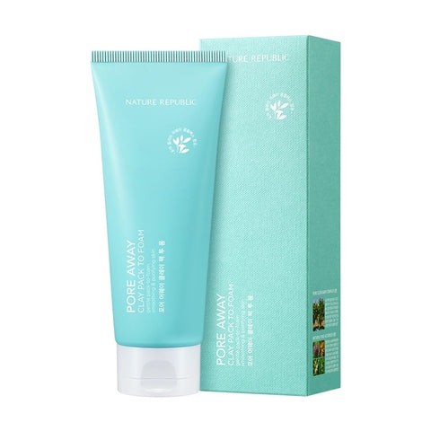 [Nature Republic] Pore Away Clay Pack To Foam 150ml