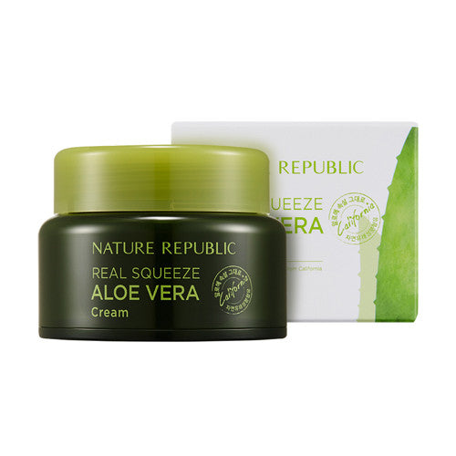 [Nature Republic] Real Squeeze Aloe Vera Cream 50ml - Cosmetic Love