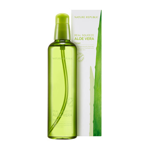 [Nature Republic] Real Squeeze Aloe Vera Toner 150ml - Cosmetic Love