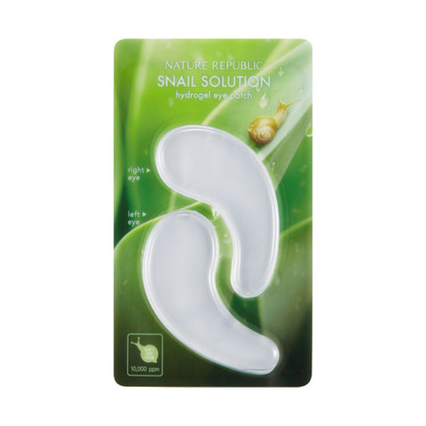 [Nature Republic] Snail Solution Hydro Gel Eye Patch 9g - Cosmetic Love