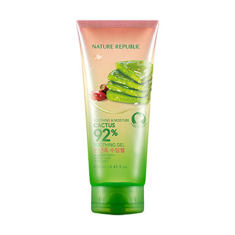 [Nature Republic] Soothing & Moisture Cactus 92% Soothing Gel 250ml - Cosmetic Love