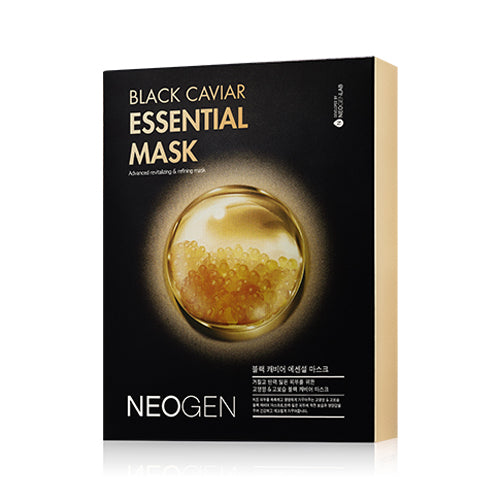 [Neogen] Dermalogy Black Caviar Essential Mask 25ml x 10ea