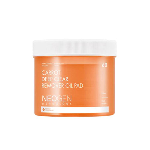 [Neogen] Dermalogy Carrot Deep Clear Remover Oil Pad 60ea