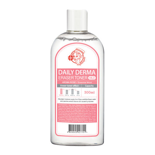 [Nightingale] Daily Derma Eraser Toner Aroma Rose 300ml