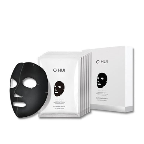 [O HUI] Extreme White 3D Black Mask 6EA - Cosmetic Love