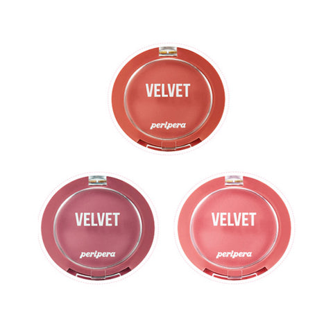 [Peripera] (Pink-Moment) Pure Blushed Velvet Cheek 4g