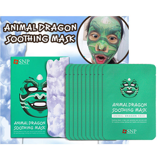 [SNP] Animal Dragon Soothing Mask 25ml * 10ea - Cosmetic Love