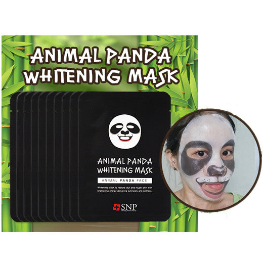 [SNP] Animal Panda Whitening Mask 25ml * 10ea - Cosmetic Love