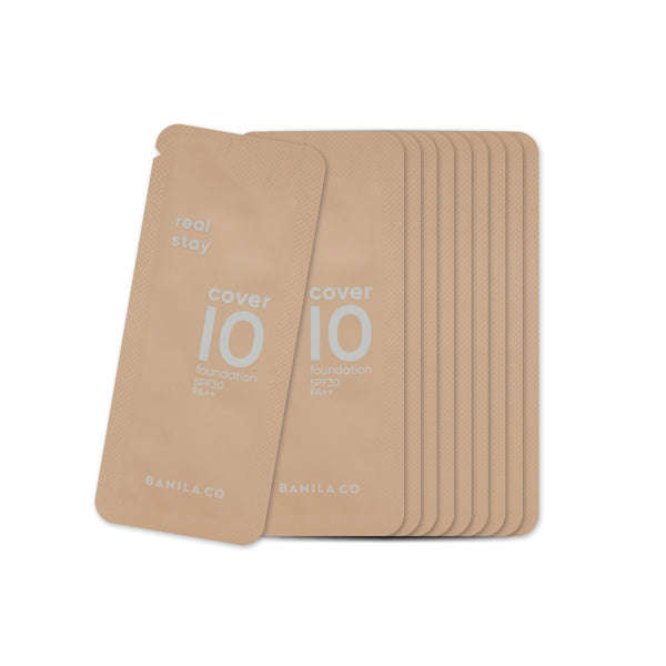 [Sample] [Banila Co] Cover 10 Real Stay Foundation #BE15 x 10PCS