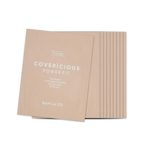 [Sample] [Banila Co] Covericious Power Fit Foundation #19 Cream X 10PCS