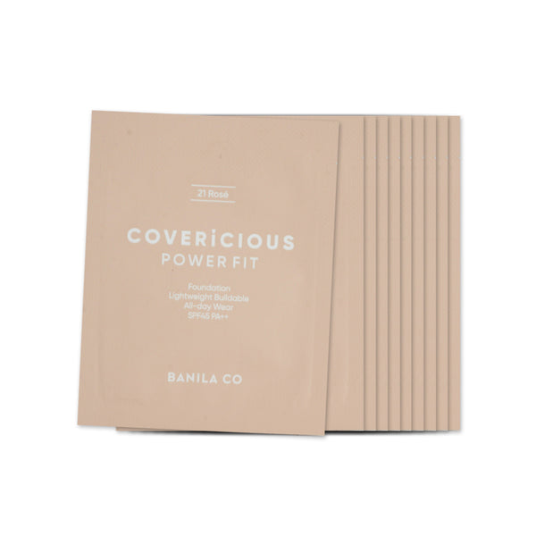 [Sample] [Banila Co] Covericious Power Fit Foundation #21 Rose x 10PCS