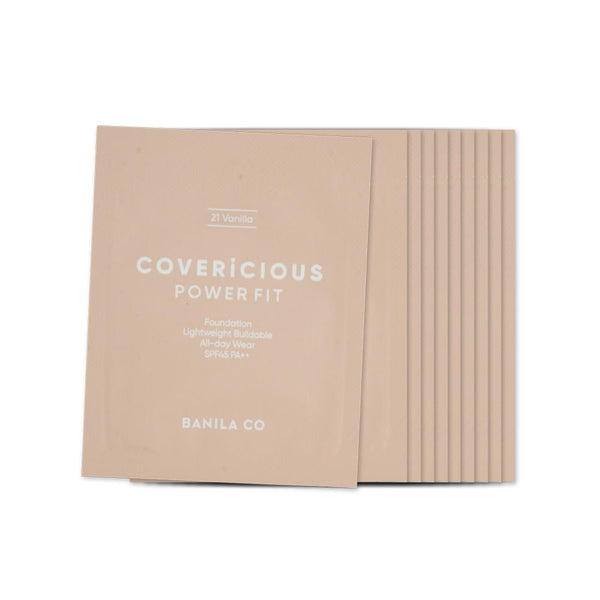 [Sample] [Banila Co] Covericious Power Fit Foundation #21 Vanilla X 10PCS