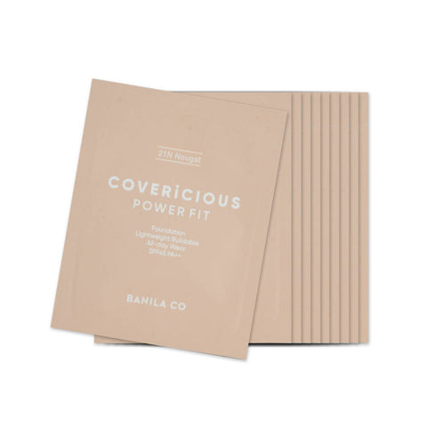 [Sample] [Banila Co] Covericious Power Fit Foundation #21N Nougat x 10PCS