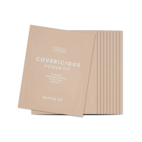 [Sample] [Banila Co] Covericious Power Fit Foundation #21N Peach x 10PCS