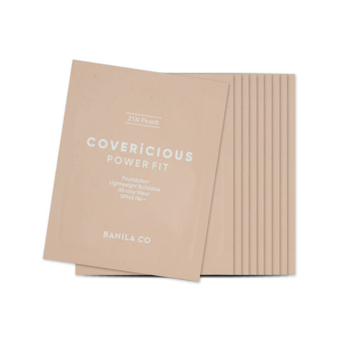 [Sample] [Banila Co] Covericious Power Fit Foundation #21N Peach x 10PCS