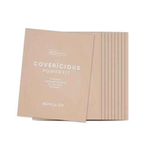 [Sample] [Banila Co] Covericious Power Fit Foundation #23 cinnnamon X 10PCS