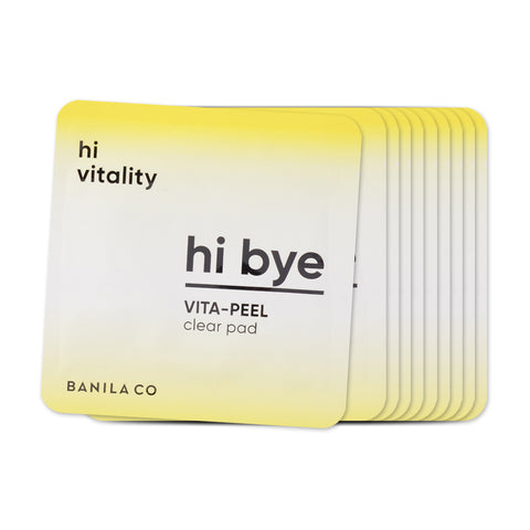 [Sample] [Banila Co] Hi Bye Vita Peel Clear Pad x 10PCS