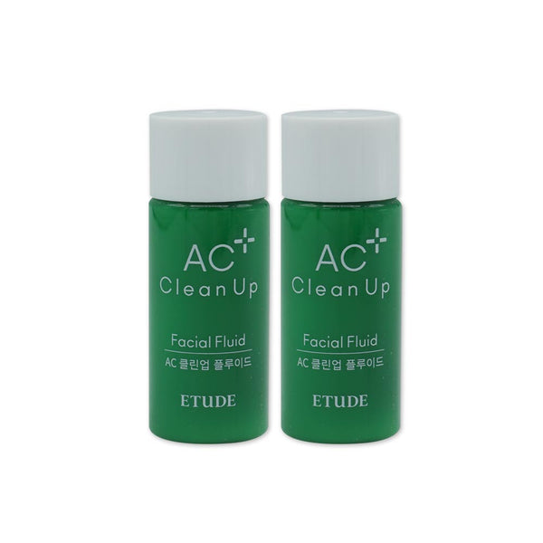 Sample Etude House AC Clean Up Facial Fluid 15ml X 2PCS,[Sample] [Etude House] A EH2075Q02