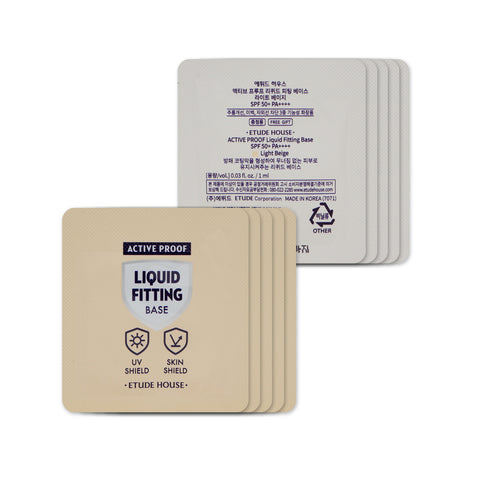 [Sample] [Etude House] Active proof Liquid Fitting Base #Light Beige x 10PCS