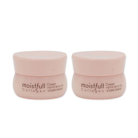 [Sample] [Etude House] NEW Moistfull Collagen Cream 10ml X 2PCS