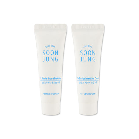 [Sample] [Etude House] Soon Jung 2x Barrier Intensive Cream x 2PCS