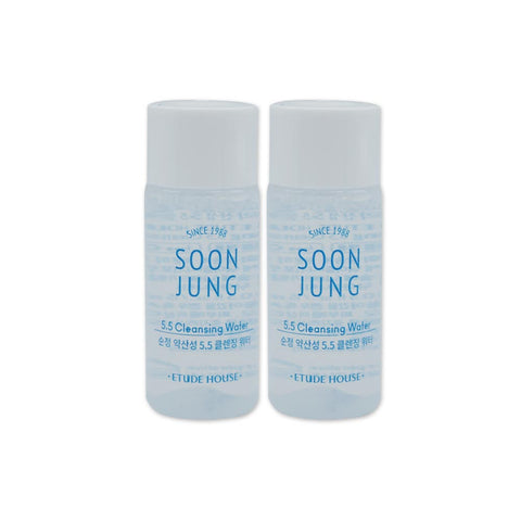 [Sample] [Etude House] Soonjung pH5.5 Clenasing Water 15ml X 2PCS
