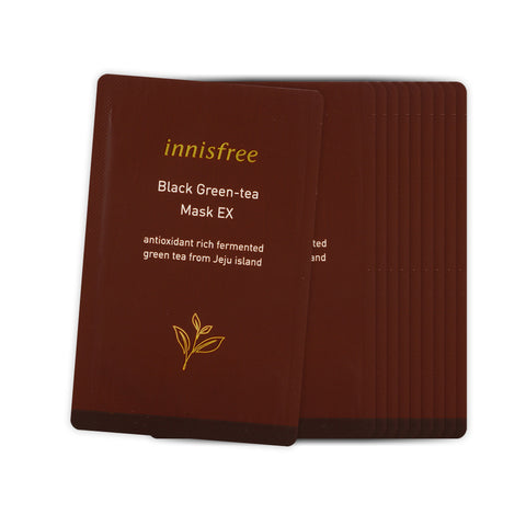 [Sample] [Innisfree] Black Geen-tea Mask EX x 10PCS