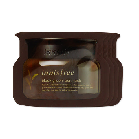 [Sample] [Innisfree] Black Green Tea Anti Aing Mask x 5PCS - Cosmetic Love