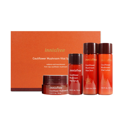 [Sample] [Innisfree] Cauliflower Mushroom Vital Special Kit (4 Items)
