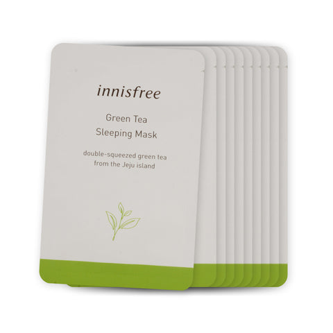 [Sample] [Innisfree] Green Tea Sleeping Mask x 10PCS