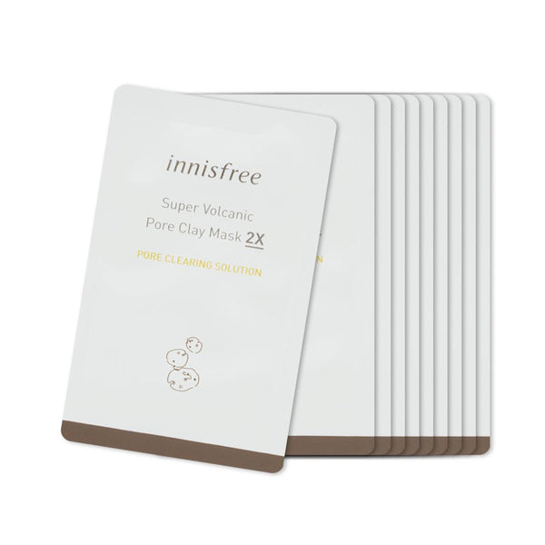 [Sample] [Innisfree] Super Volcanic Pore Clay Mask 2x X 10PCS