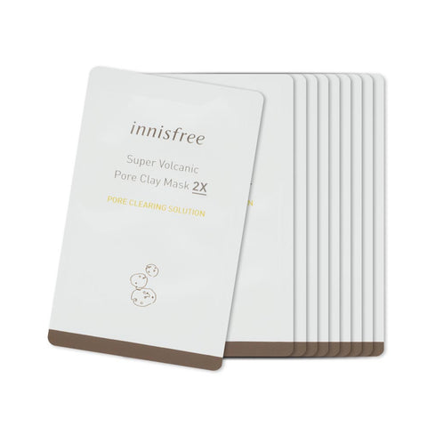 [Sample] [Innisfree] Super Volcanic Pore Clay Mask 2x X 10PCS