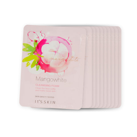 [Sample] [It's Skin] MangoWhite Cleansing Foam x 10PCS