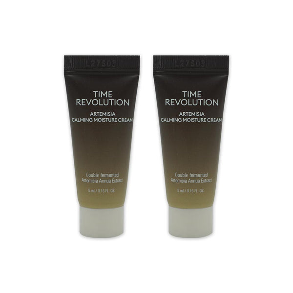 [Sample] [Missha] Time Revolution Artemisia Calming Moisture Cream 5ml X 2PCS
