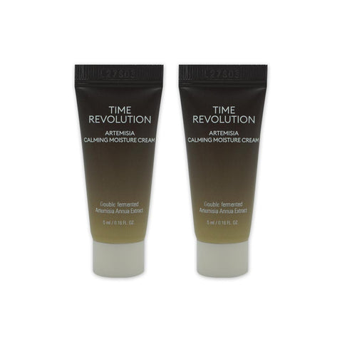 [Sample] [Missha] Time Revolution Artemisia Calming Moisture Cream 5ml X 2PCS