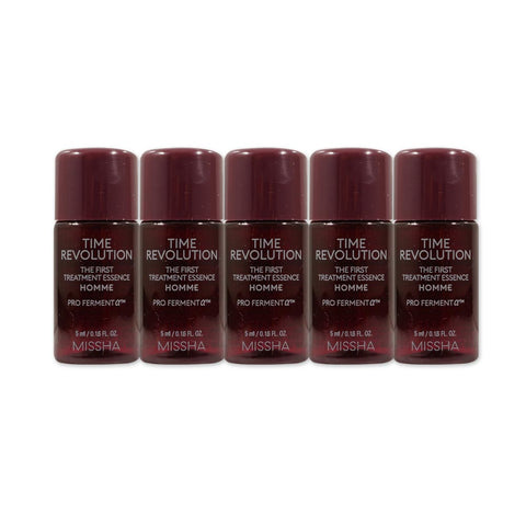 [Sample] [Missha] Time Revolution Homme The First Treatment Essence 5ml X 5PCS