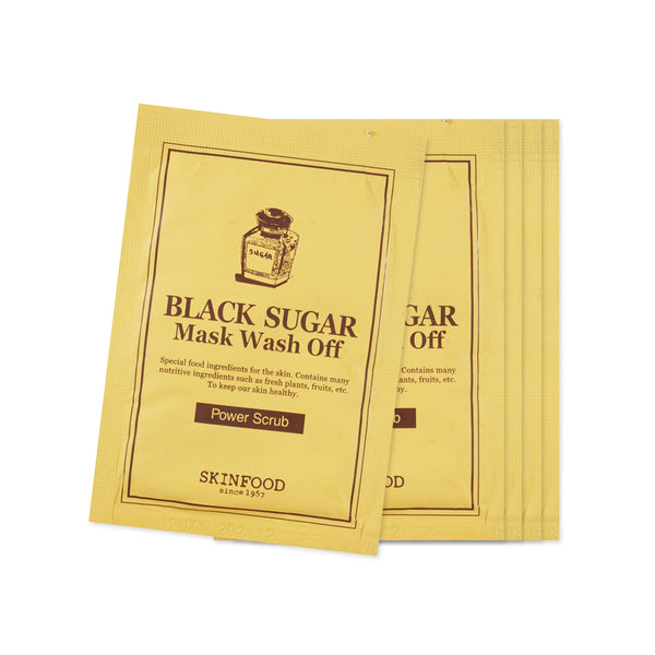 [Sample] [Skin Food] Black Sugar Mask Wash Off x 5PCS