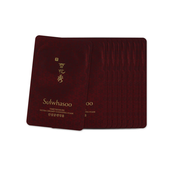[Sample] [Sulwhasoo] Timetreasure Extra Creamy Cleansing Foam x 10PCS