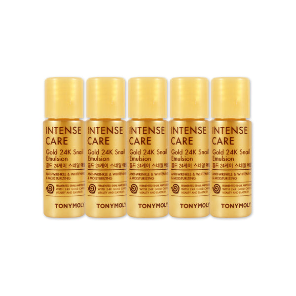 [Sample] [Tonymoly] Intense Care Gold 24K Snail Emulsion x 5PCS