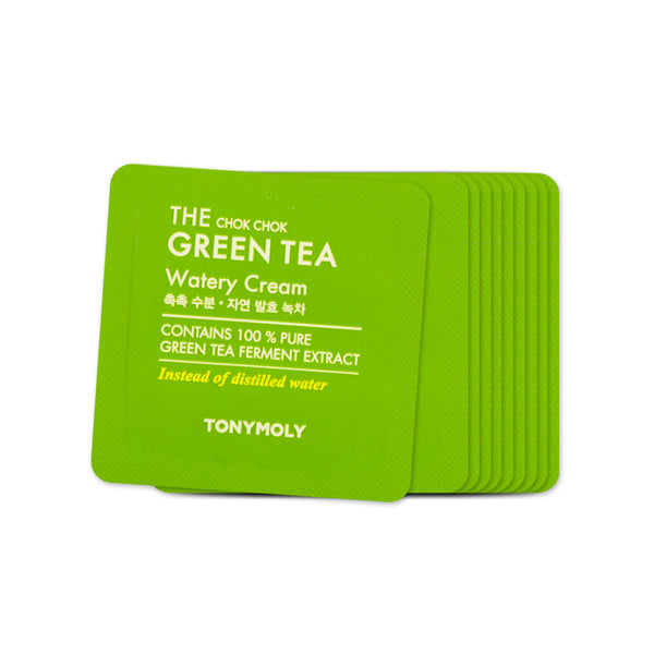 [Sample] [Tonymoly] The Chok Chok Green Tea Watery Cream x 10PCS