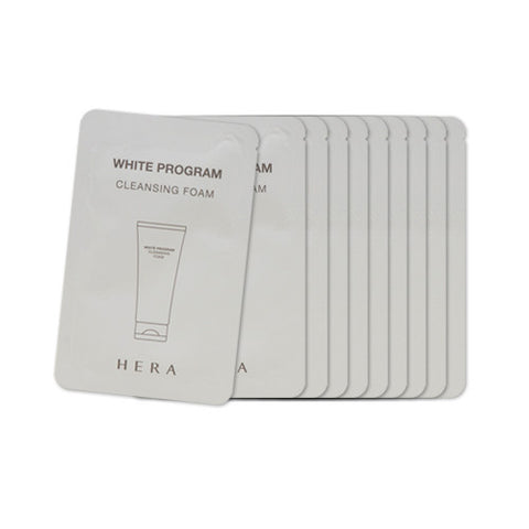 [Sample][Hera] White Program Cleansing Foam x 10PCS - Cosmetic Love